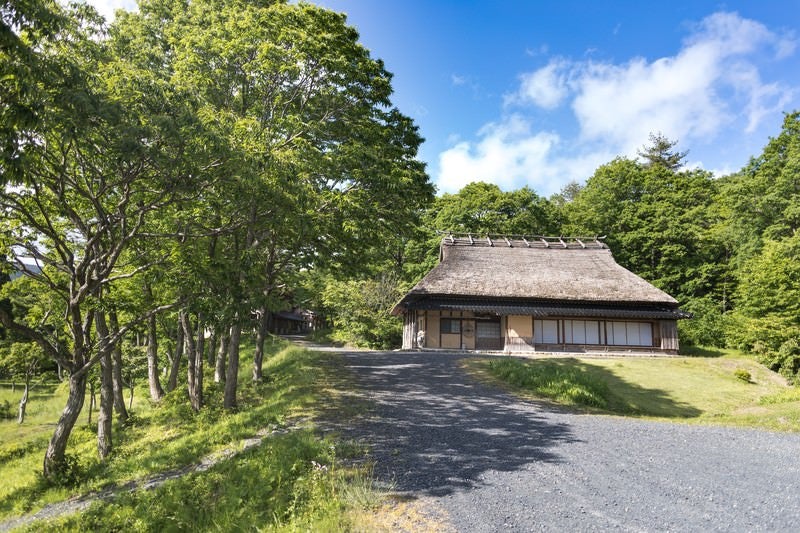 日本の原風景が残る岡山県鏡野町のうたたねの里の写真