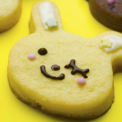 バレンタイン用うさぎのクッキーの写真