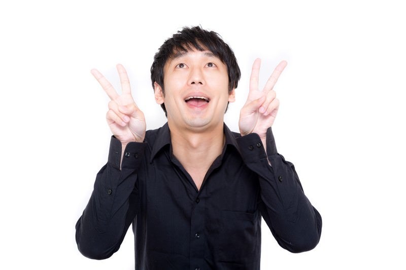 アヘ顔ダブルピースの写真