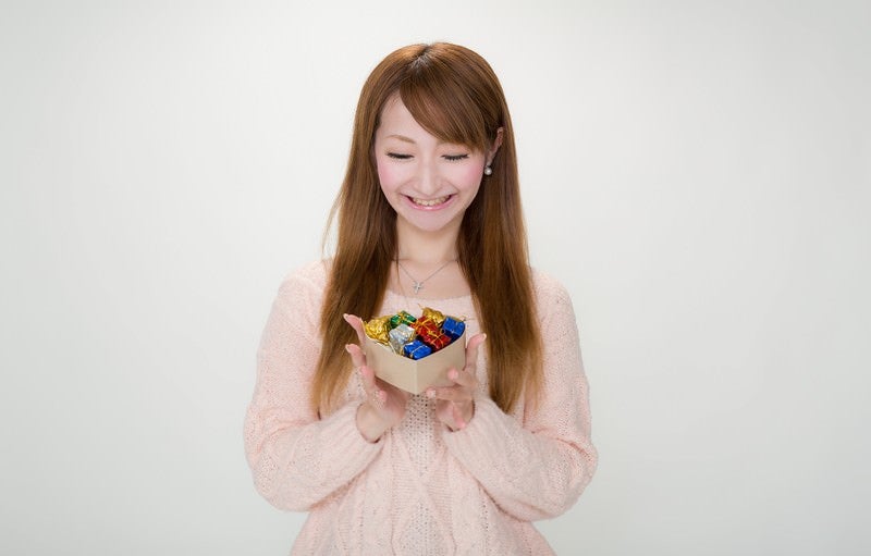 この想いが届くといいなっ！バレンタインデーの女の子の写真