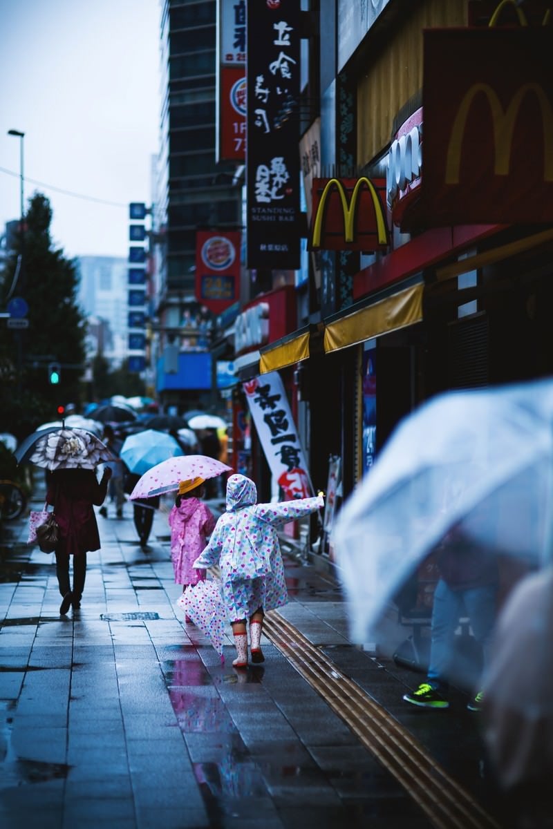 雨も傘もカッパも好きの写真