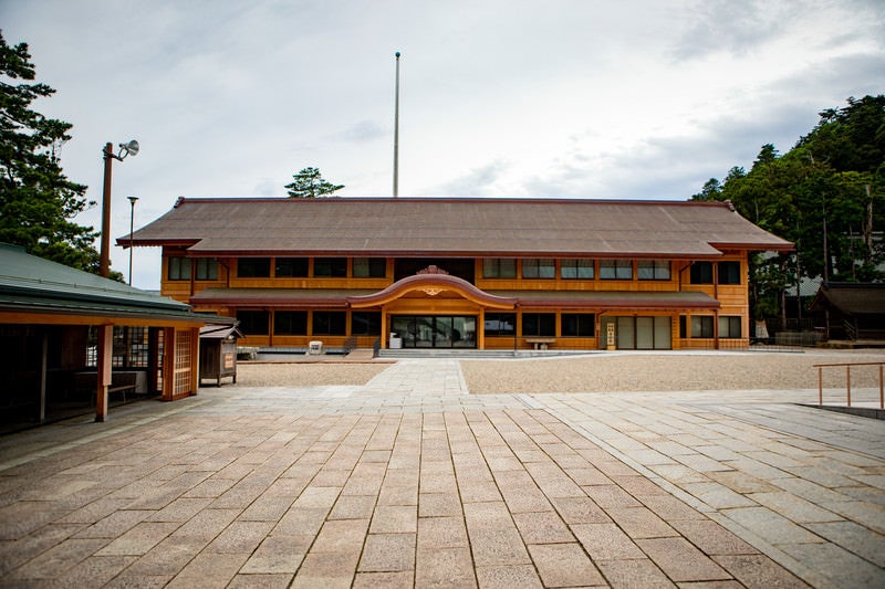 出雲大社の祈祷受付所の写真