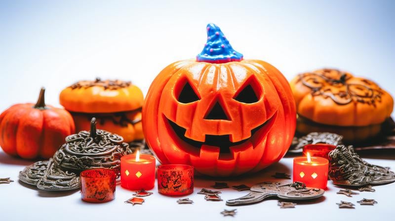 ジャックランタンとハロウィンの写真