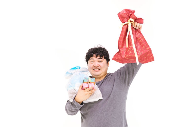 これからプレゼント交換やりますーの写真
