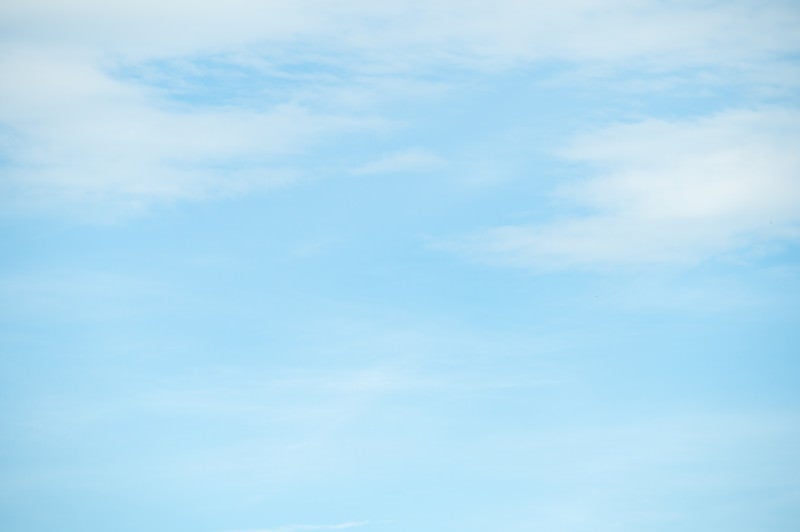 水色空模様の写真