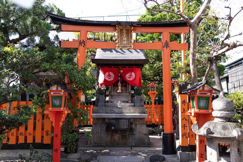 辰巳大明神の小社の写真