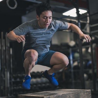 ボックスステップジャンプオーバーの写真